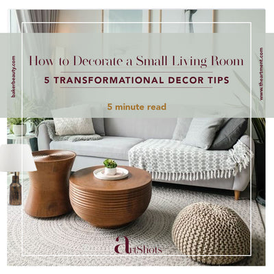 5 Ways to Make the Best out of a Small Living Room!