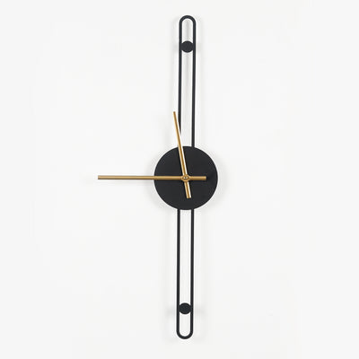 ⁠Nordic Minimalist Gold Needle Wall Clock Gift Box