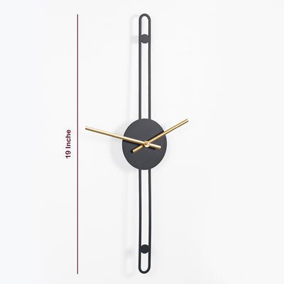 ⁠Nordic Minimalist Gold Needle Wall Clock Gift Box