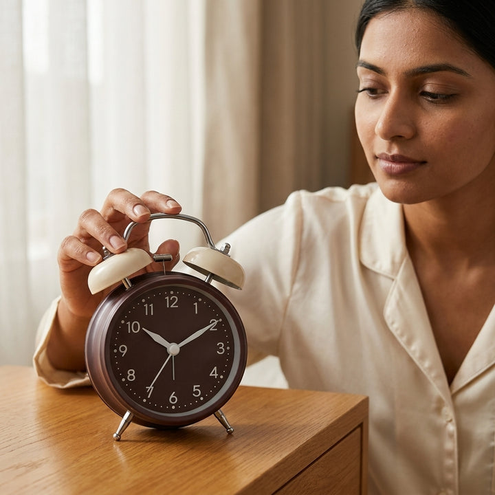 The Shield Retro Table Clock