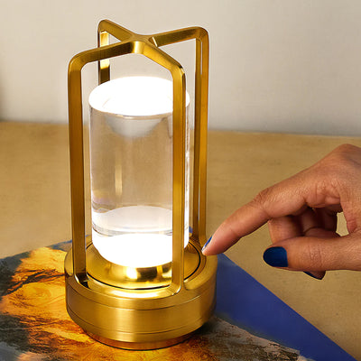 Luminique Crystal Portable Lamp