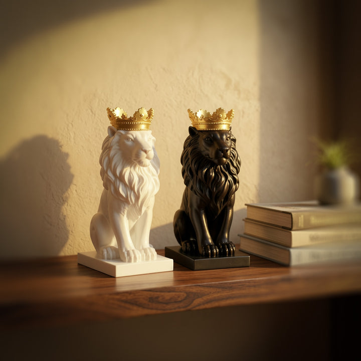 Nordic Minimalist Regal Lion