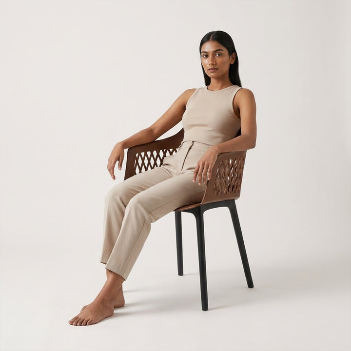 The Lattice Bucket Chair