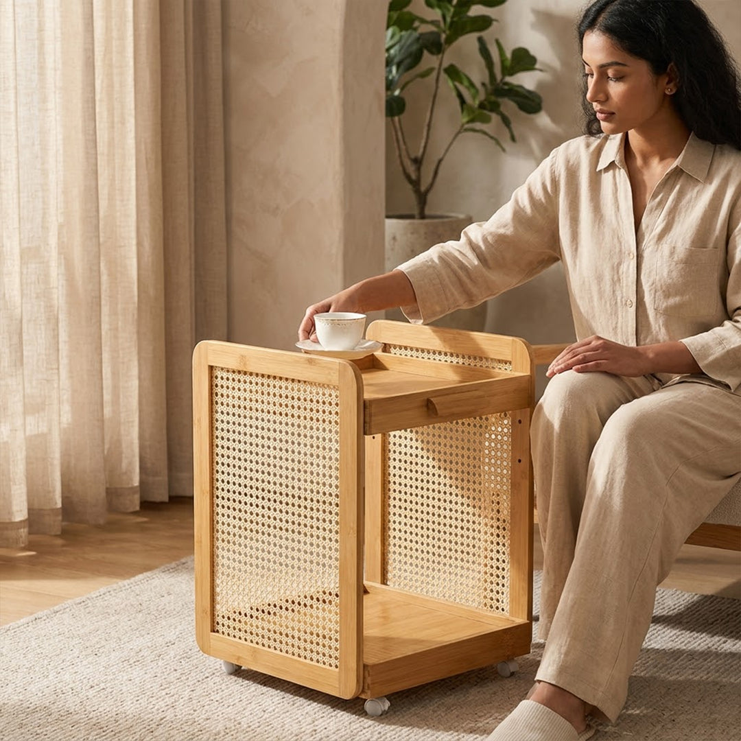 Rattanova - Rolling Storage Rack