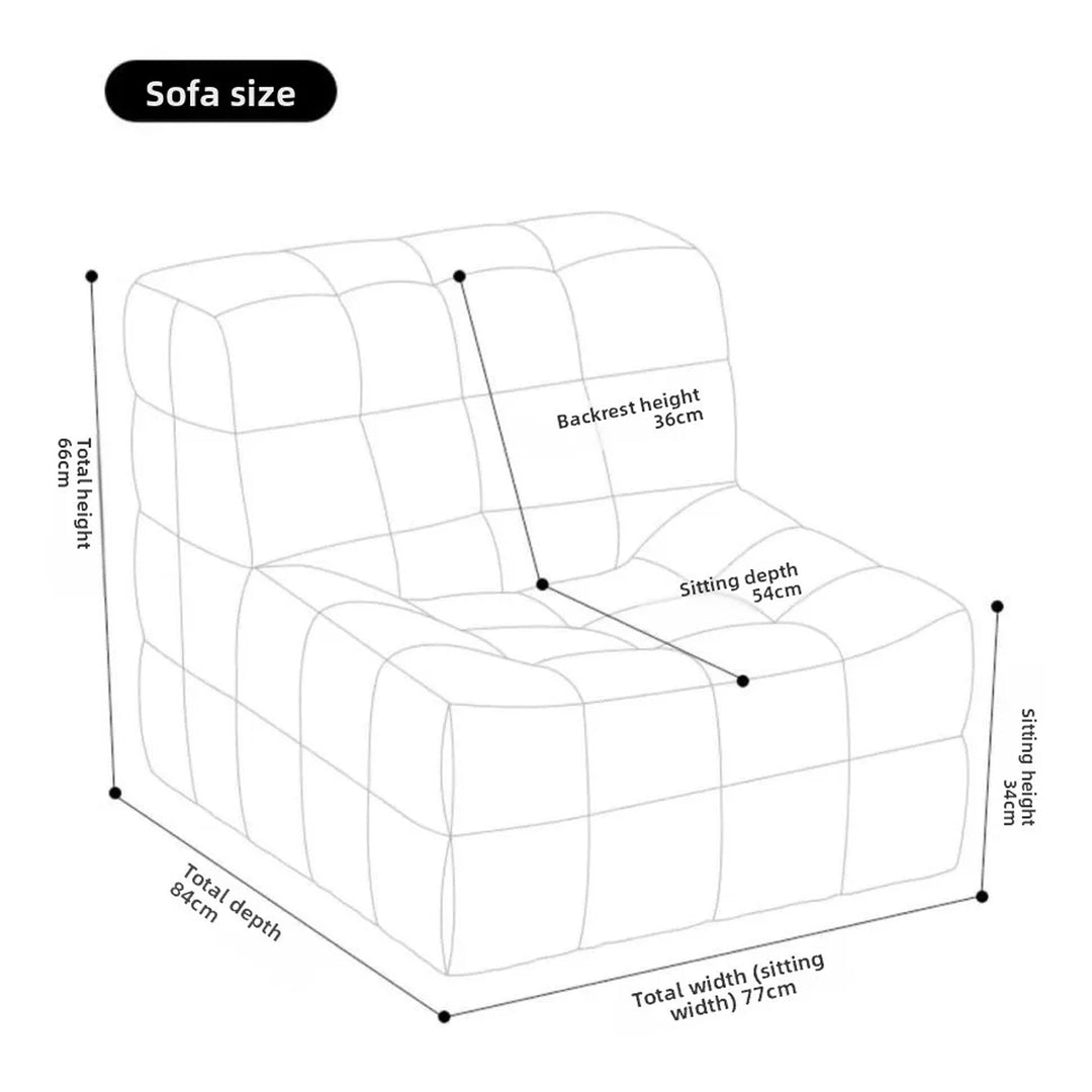 Corduroy Cloud Sofa Seat