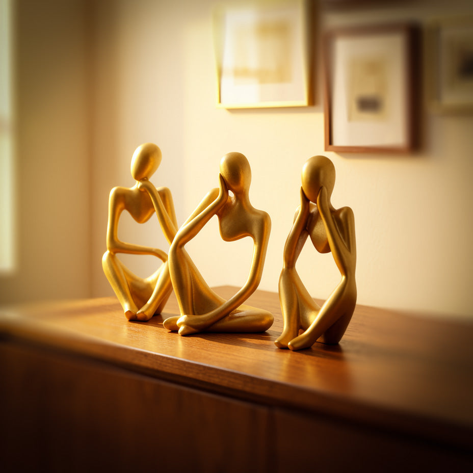 Abstract Thought Thinker Accent (Set of 3)
