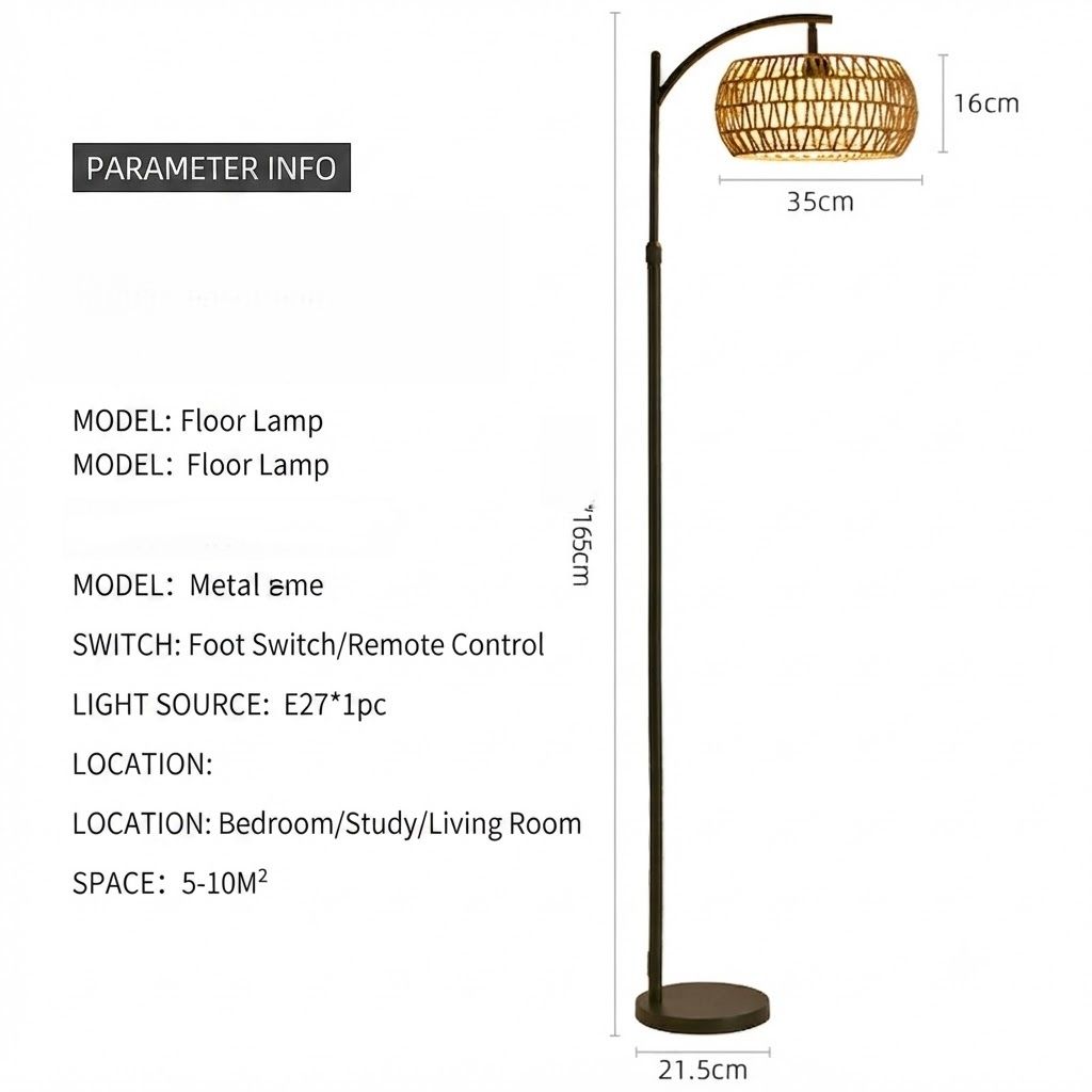Artisan Basket Floor Lamp