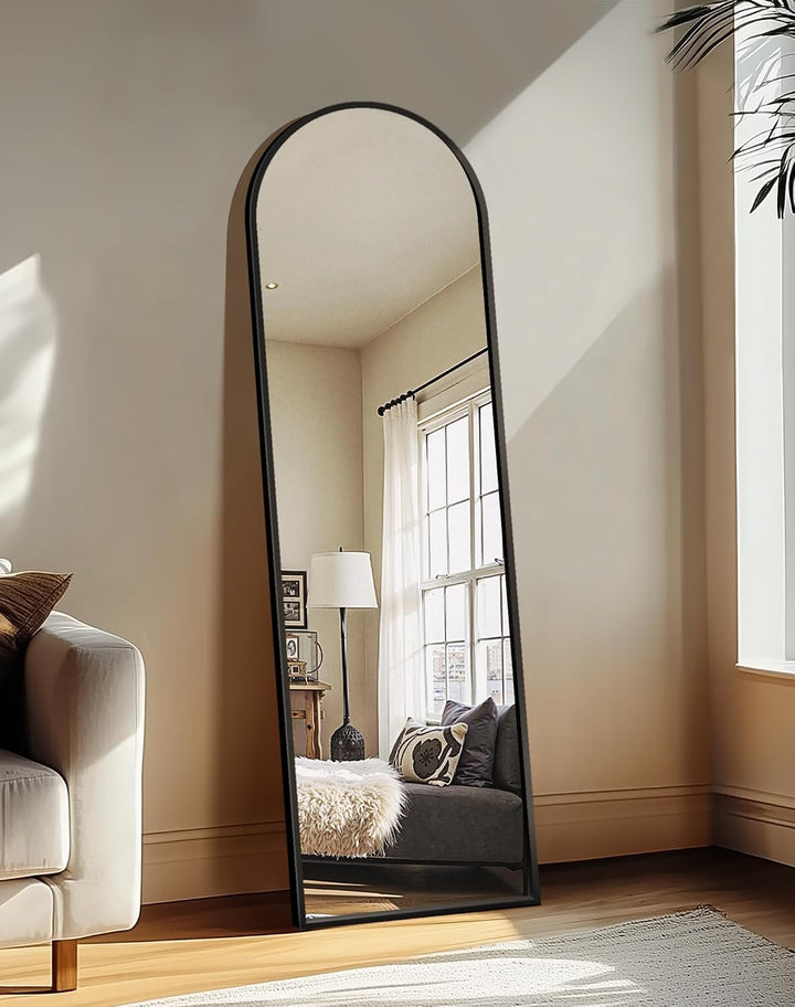 Vista Frame Floor Mirror - Black