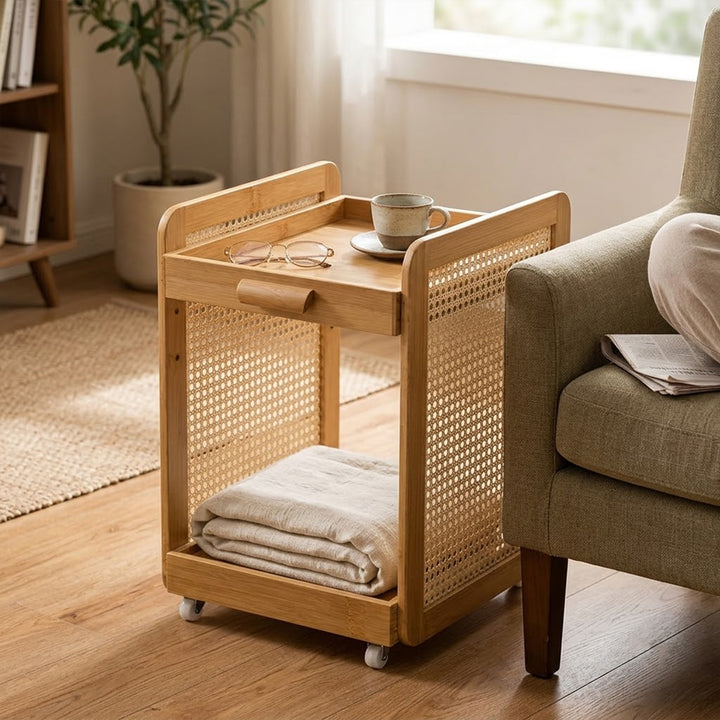 Rattanova - Rolling Storage Rack