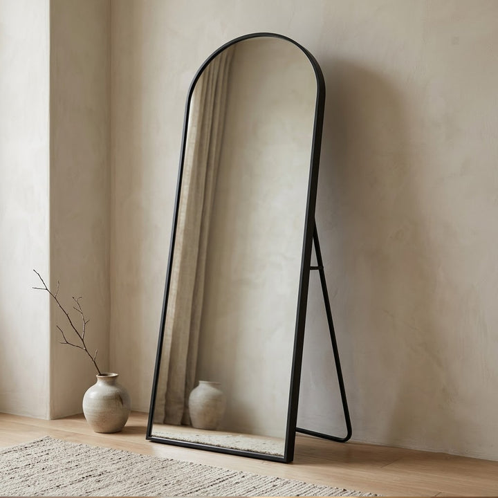Vista Frame Floor Mirror - Black