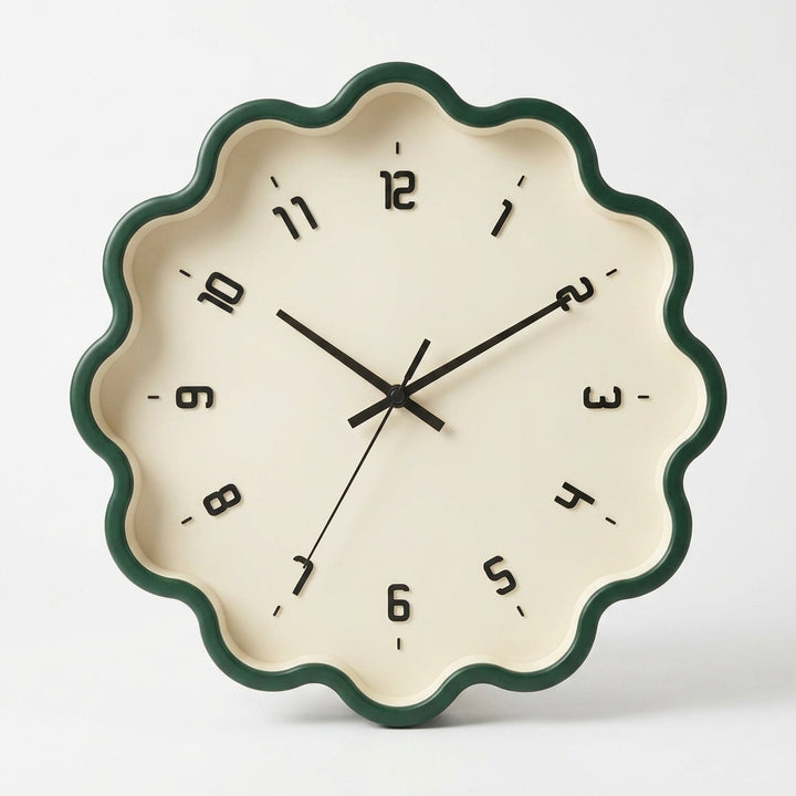 The Scallop Retro Wall Clock