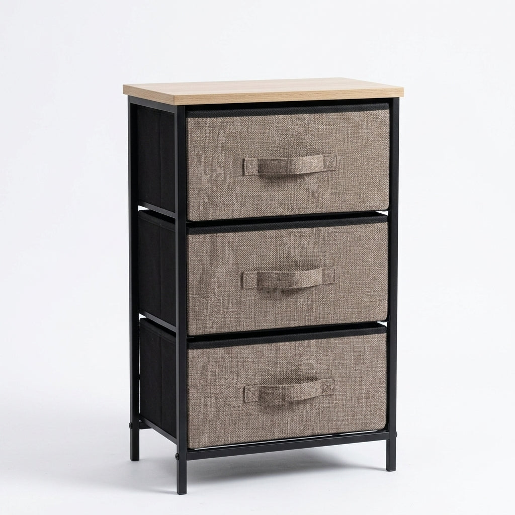 The Iron & Linen 3-Drawer