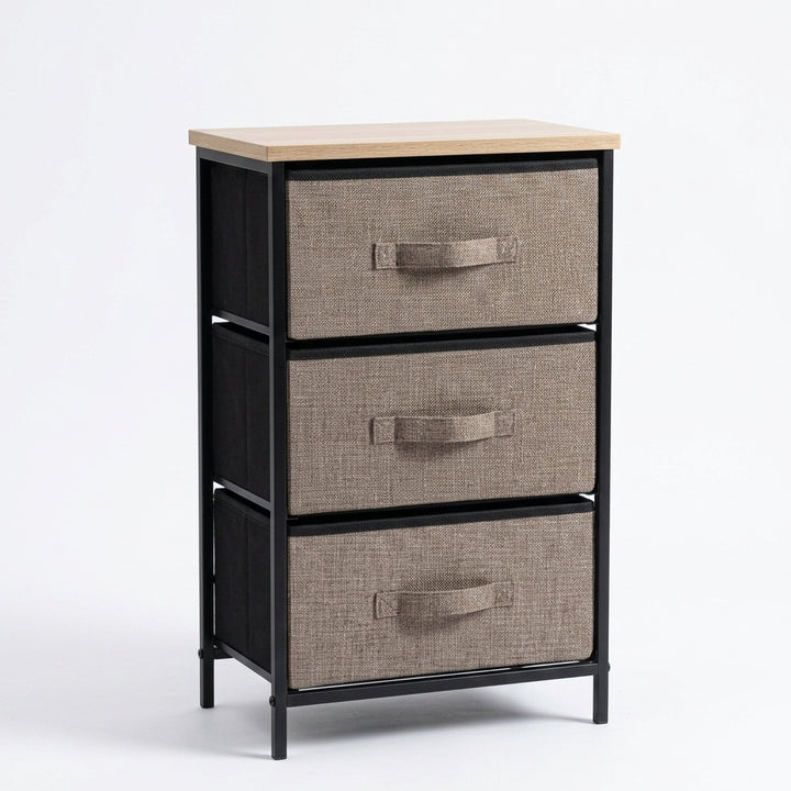 The Iron & Linen 3-Drawer