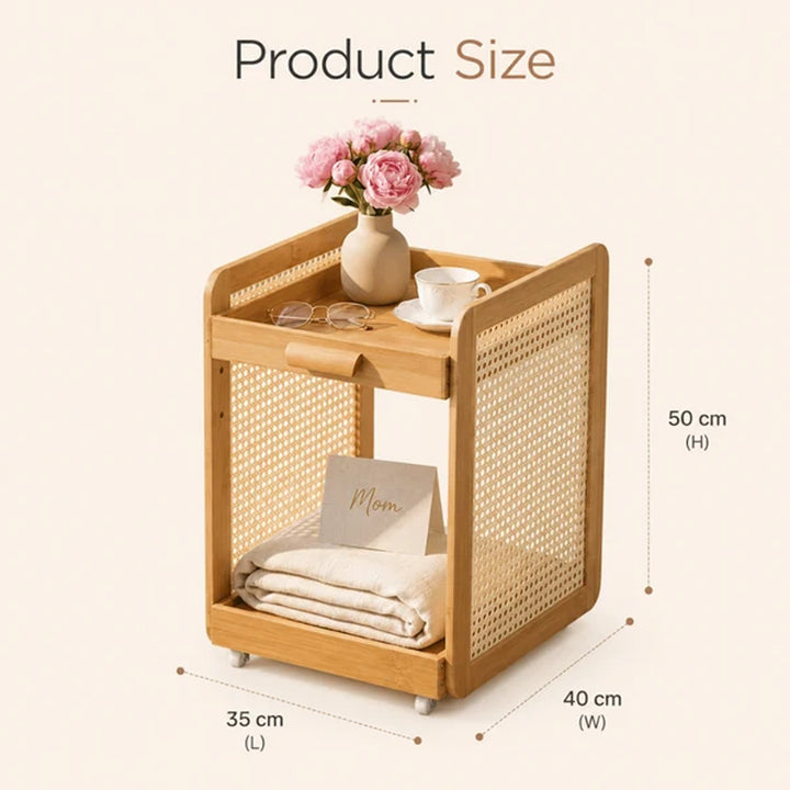Rattanova - Rolling Storage Rack