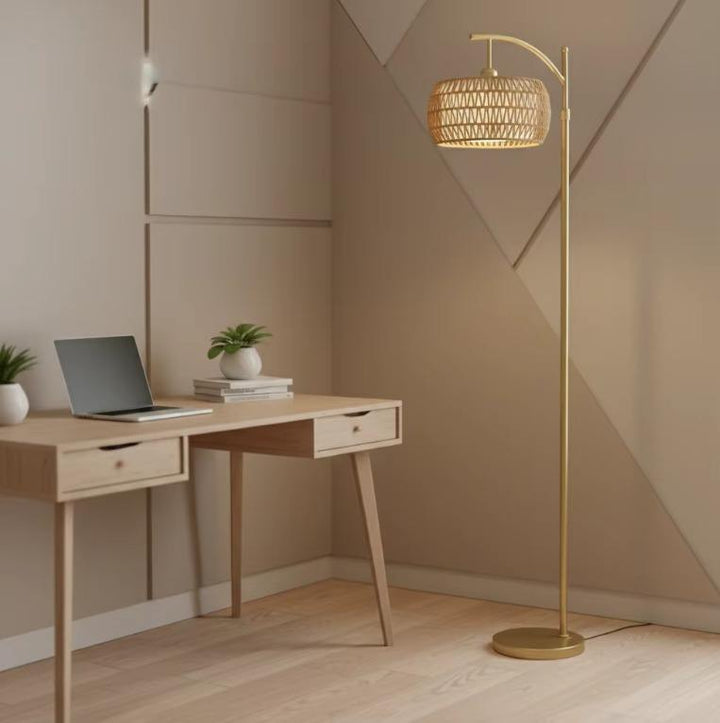 Artisan Basket Floor Lamp