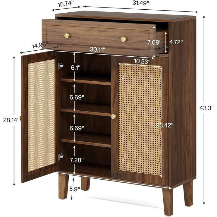 Mesh Shoe Cabinet