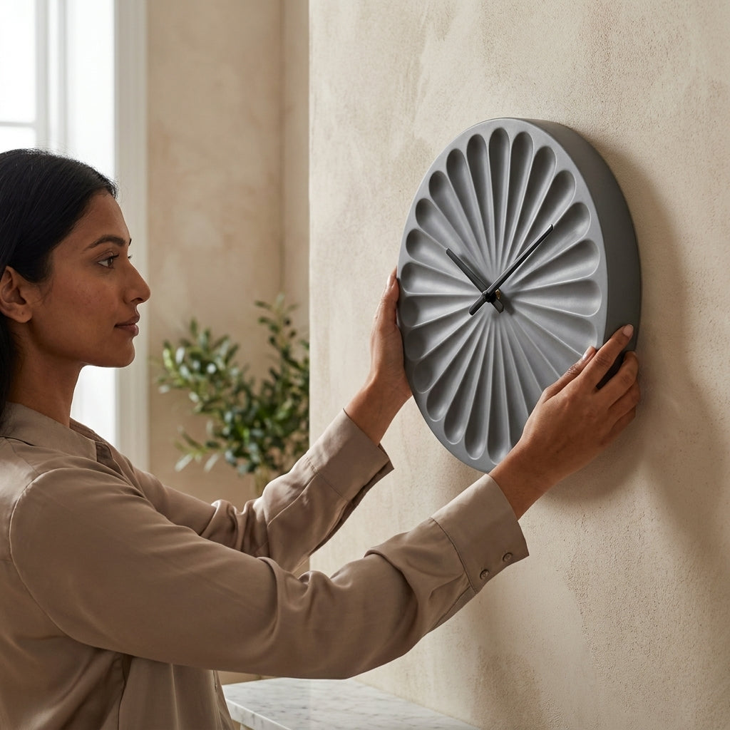 The Monolith Carved Clock