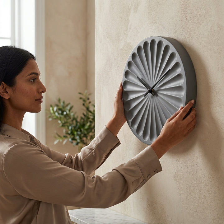 The Monolith Carved Clock