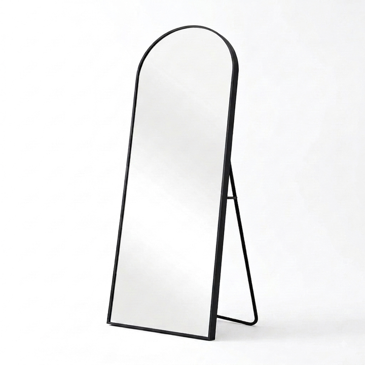 Vista Frame Floor Mirror - Black