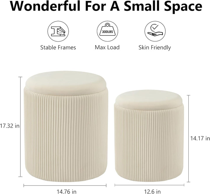 Mono Duo Ottomans – Set of 2
