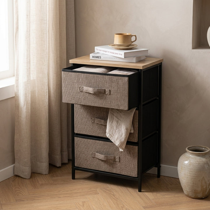 The Iron & Linen 3-Drawer
