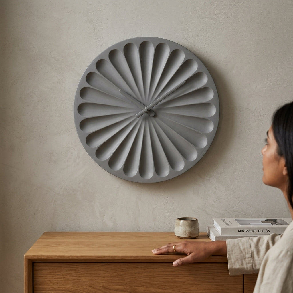The Monolith Carved Clock