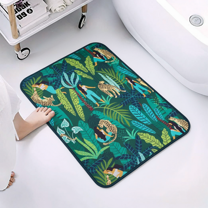 Paradise Bloom Diatomaceous Earth Bath Mat