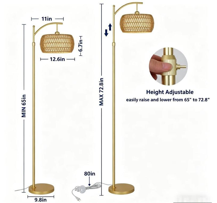 Artisan Basket Floor Lamp