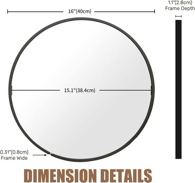 Lucid - High Definition Round Mirror
