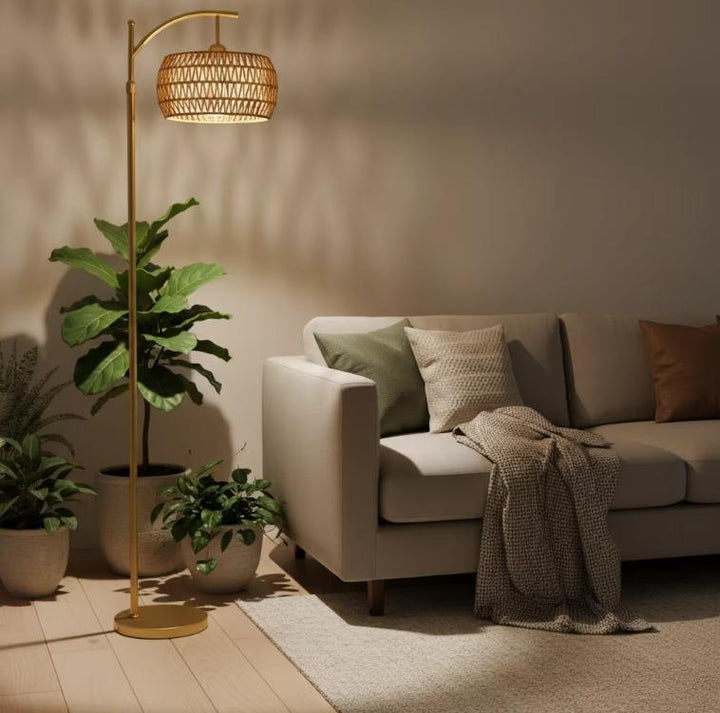 Artisan Basket Floor Lamp