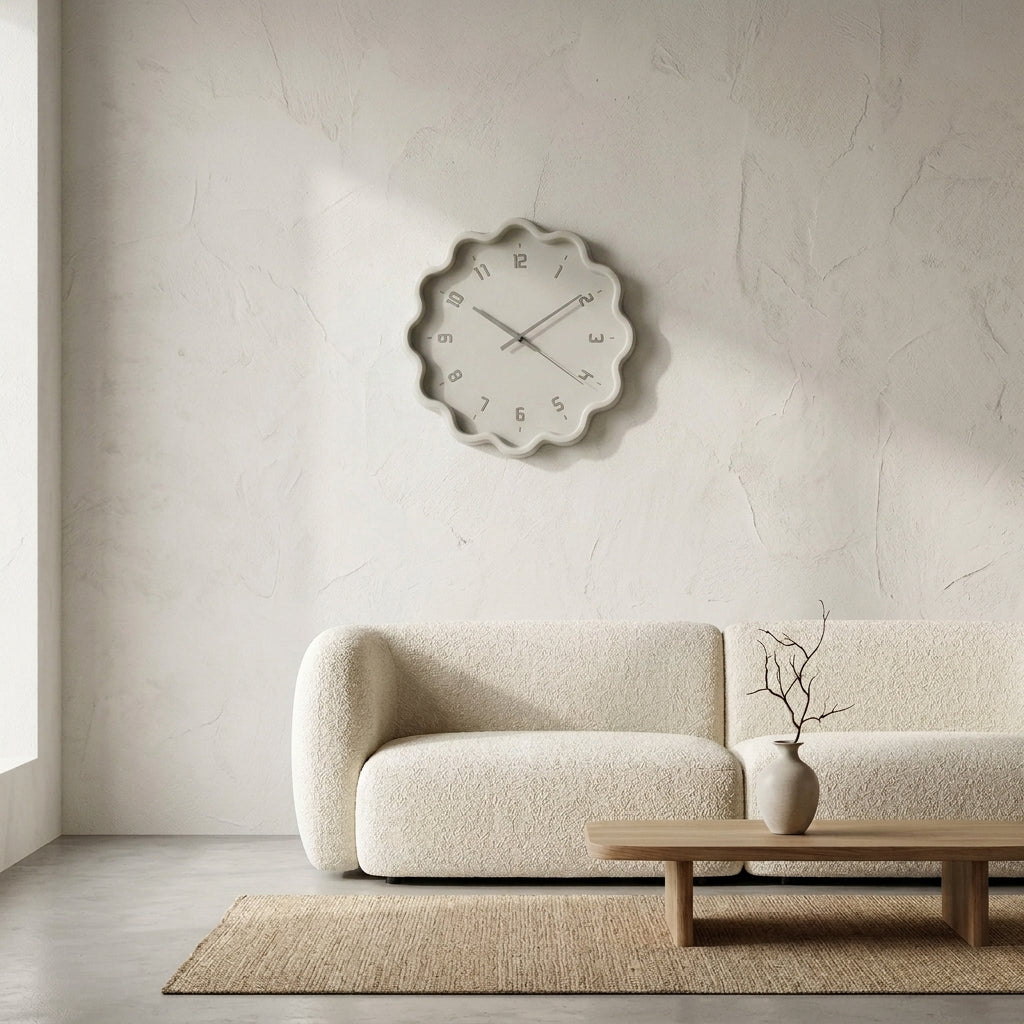 The Scallop Retro Wall Clock