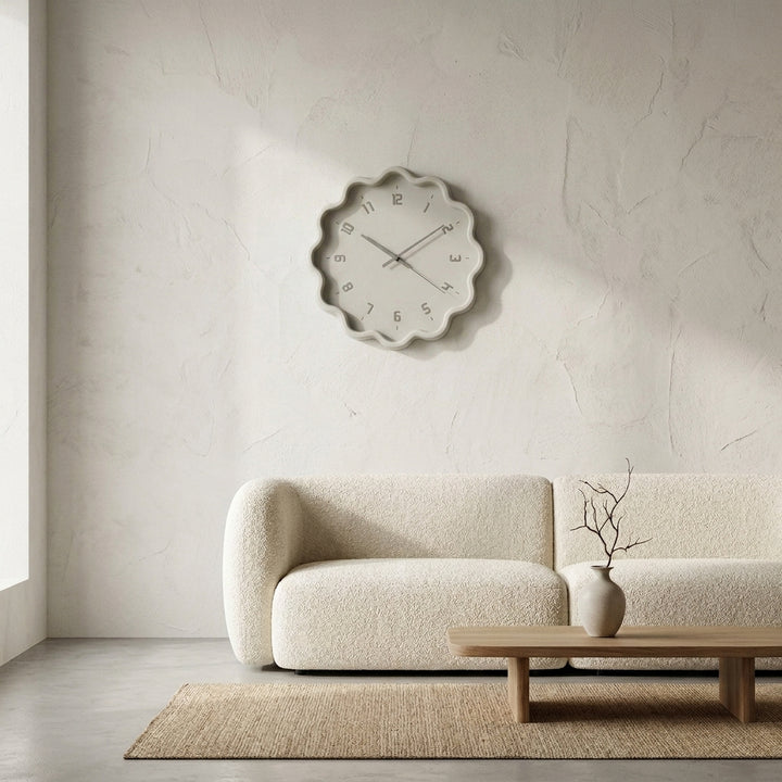 The Scallop Retro Wall Clock