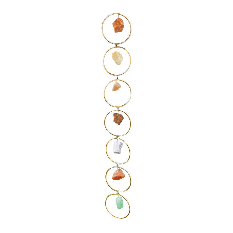 7 Crystal Healing Gemstone Wall Hanging Decor - The Artment