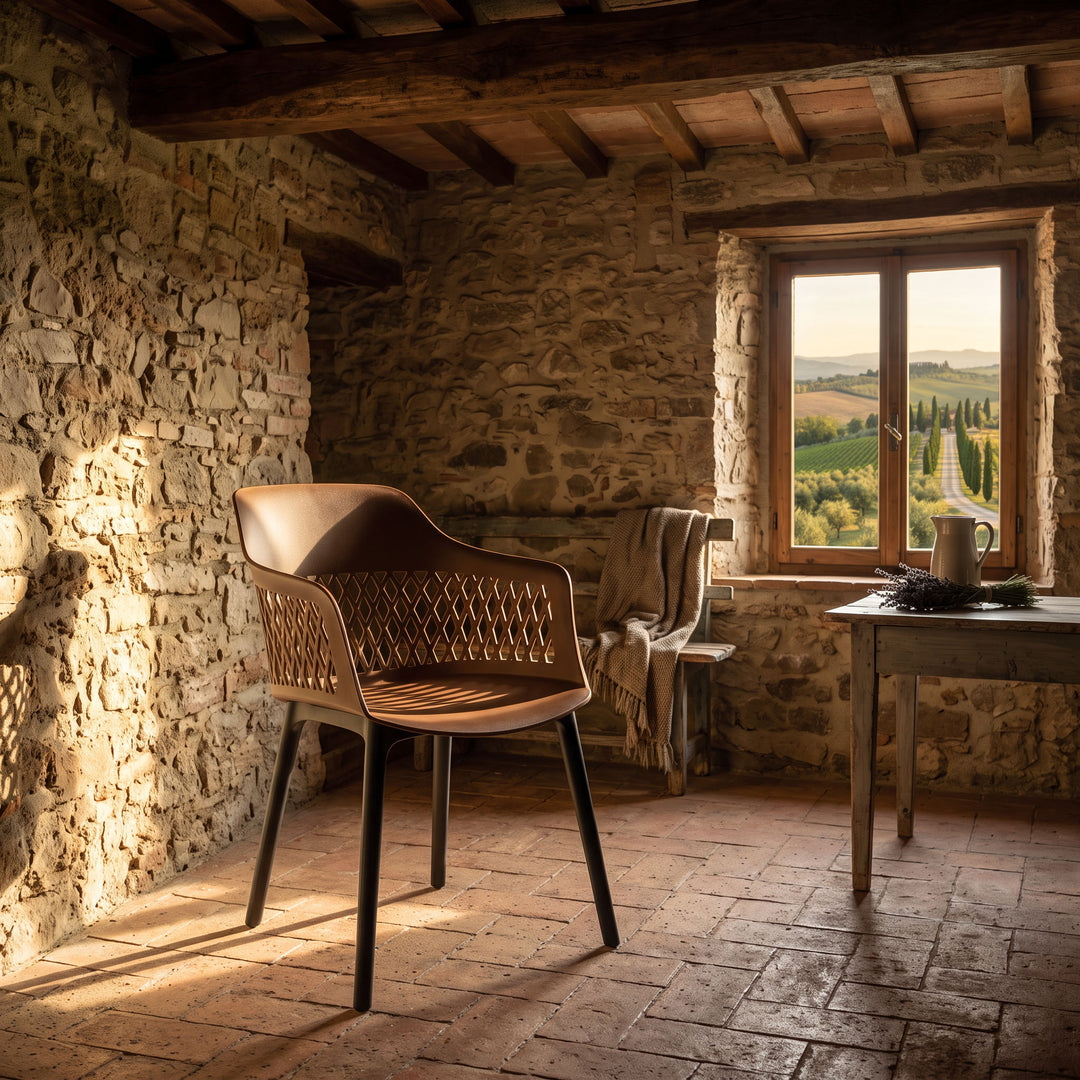 The Lattice Bucket Chair