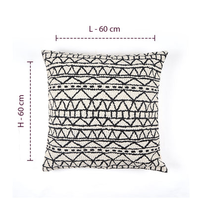 Nordic Chenille Geometric Jacquard Cushion Cover (Set of 5)