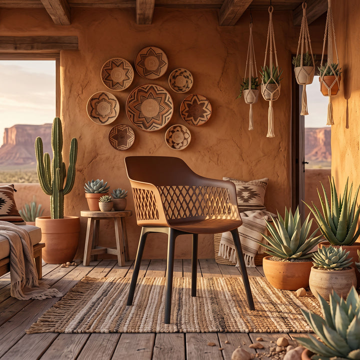 The Lattice Bucket Chair
