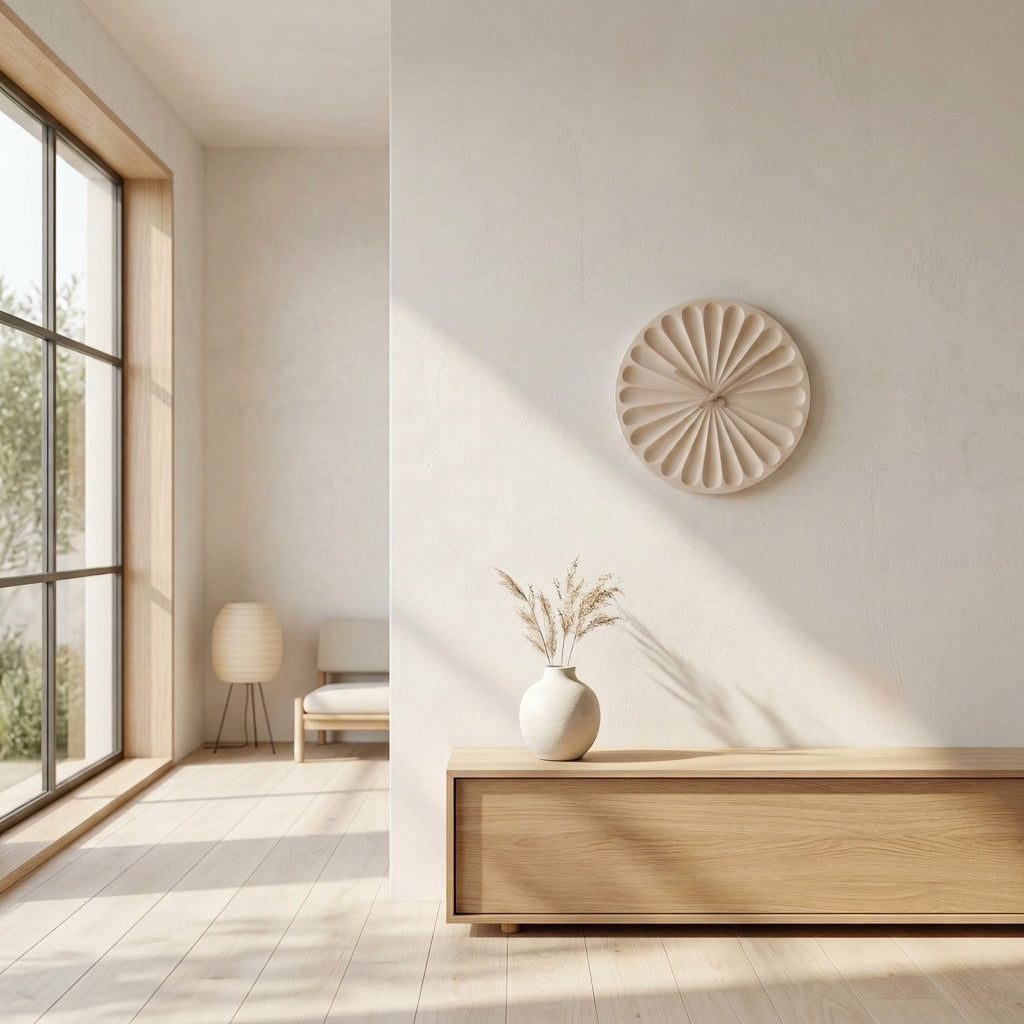 The Monolith Carved Clock