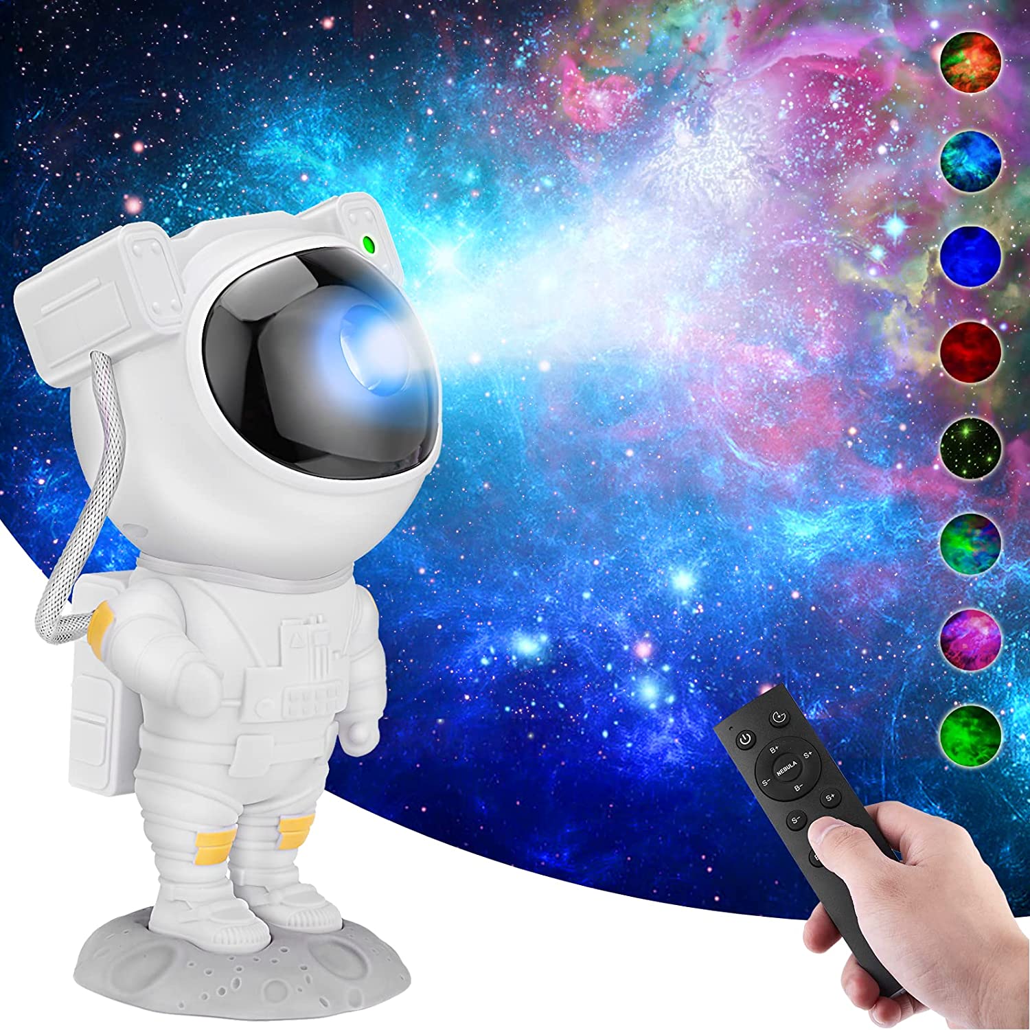 Astronaut Galaxy Projector – Yoga Mandala Shop