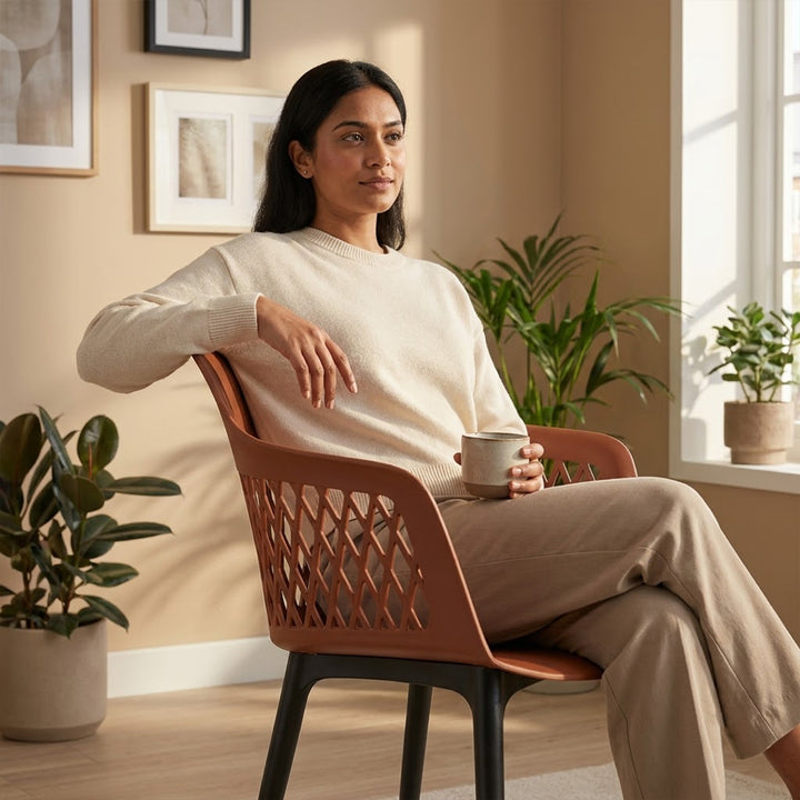 The Lattice Bucket Chair