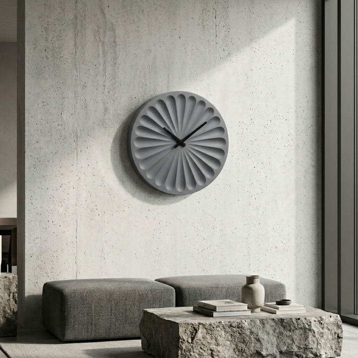 The Monolith Carved Clock