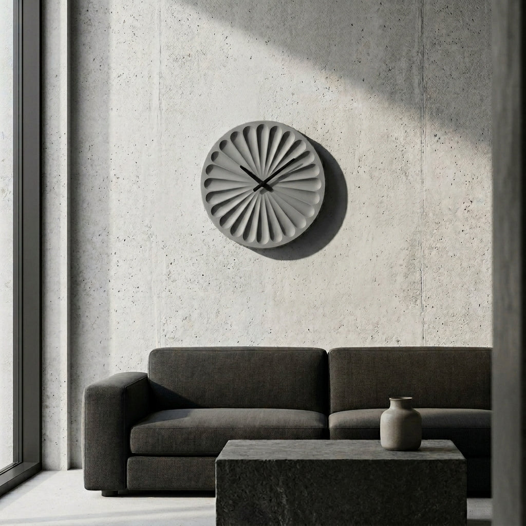 The Monolith Carved Clock