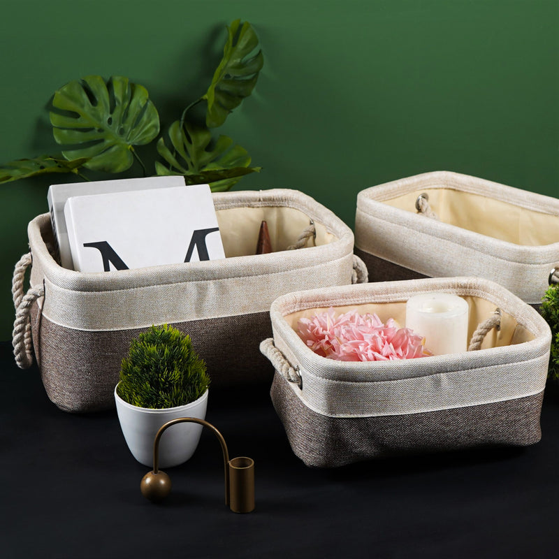 HandwovenHaven Storage Basket (Set of 3)