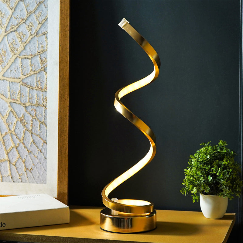 Abstract SerenGlow Table Lamp