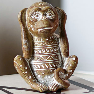 Tribal Wisdom Monkey Totem