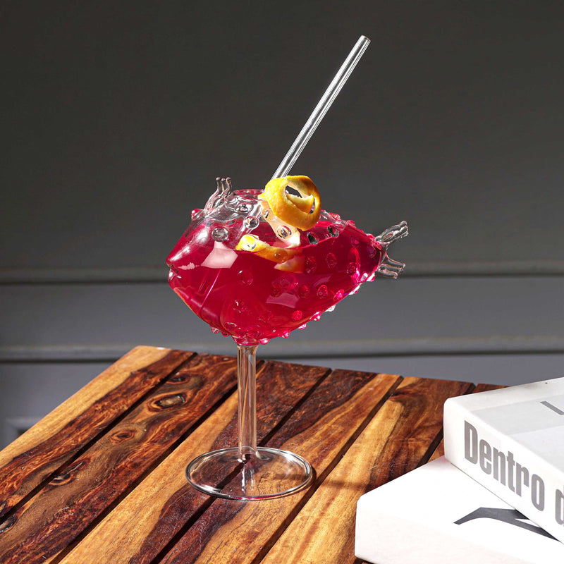 Pufferfish Cocktail Glass