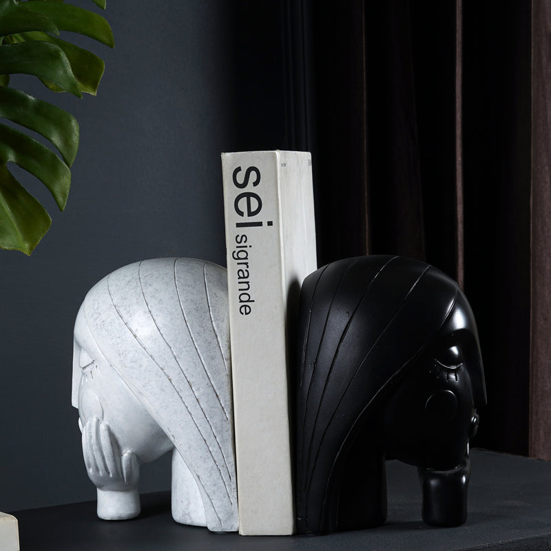 Serene Companions: Timeless Bookends