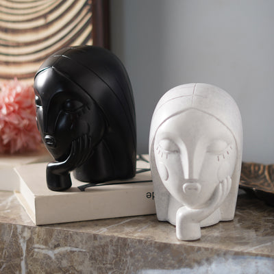 Serene Companions: Timeless Bookends