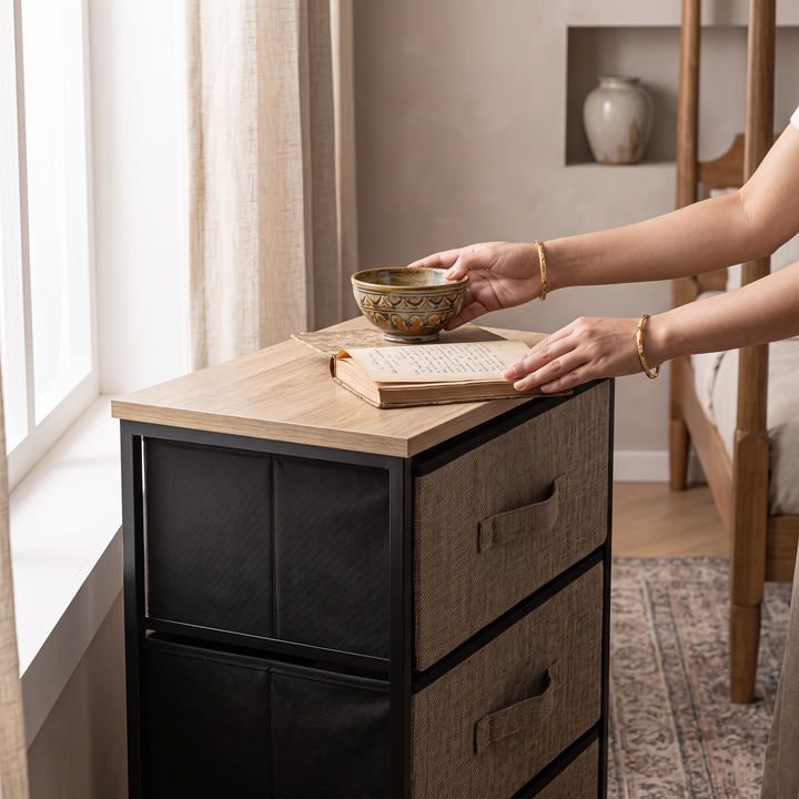 The Iron & Linen 3-Drawer