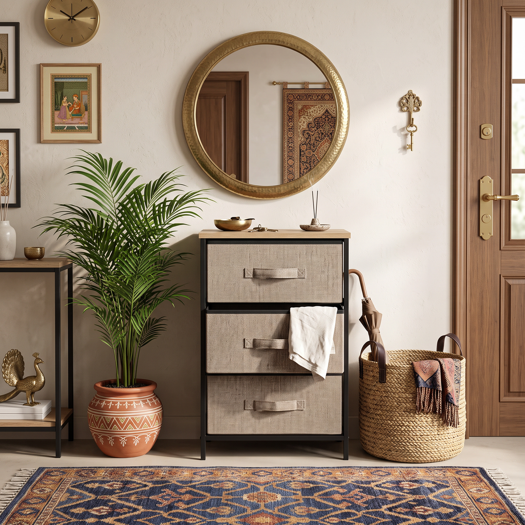 The Iron & Linen 3-Drawer