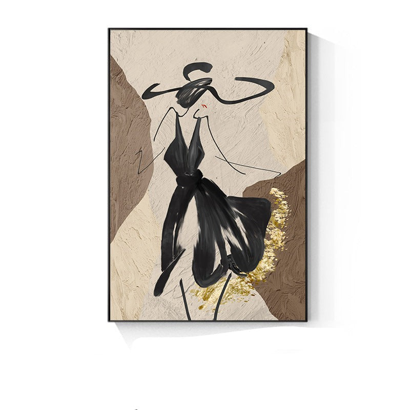DANCING LADY WALL PAINTING - Smokey Cocktail